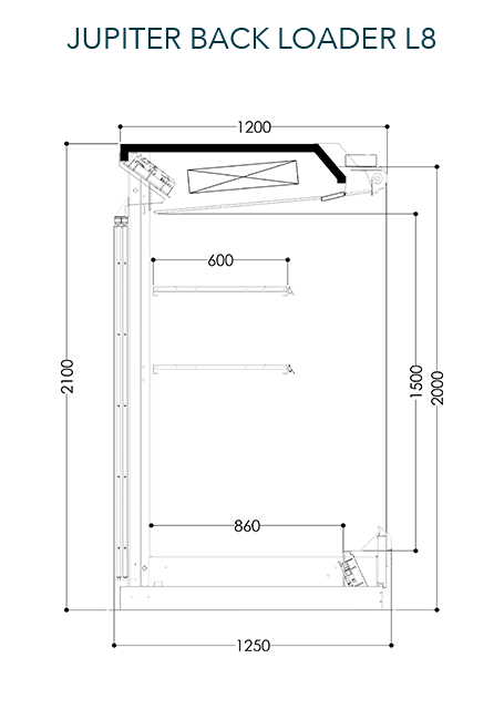 Croquis Freor Jupiter Back Loader