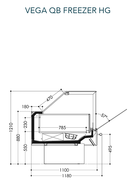 Croquis Vega QB Freezer HG