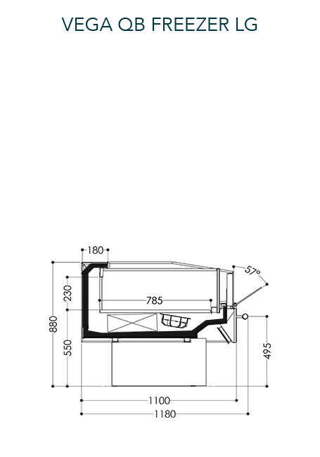 Croquis Vega QB Freezer LG